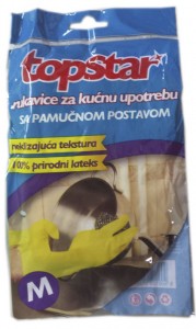 Rukavica gumena TOP STAR M